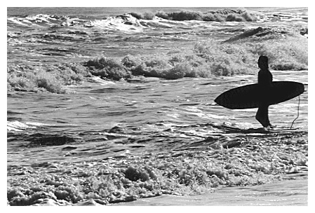 [ POSTCARD OF SURFER ]