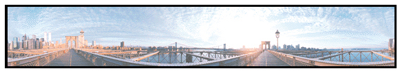 Brooklyn
                    Bridge panorama.