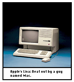 Photo of Apple
                  Lisa computer.