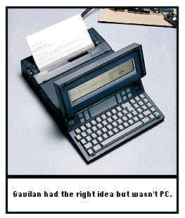 Photo of Gavilan
                  computer.