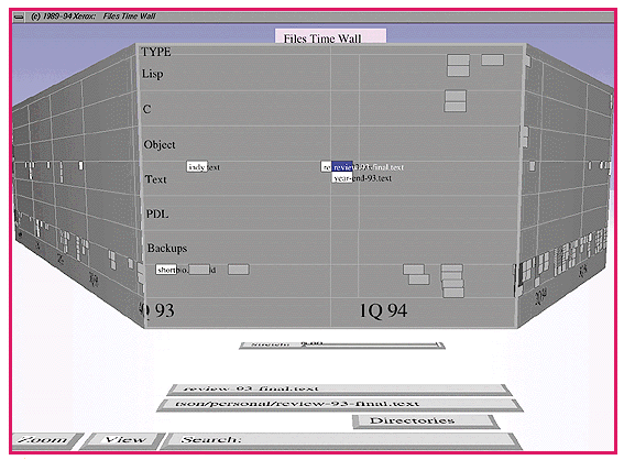 Screen shot of XSoft Visual
                  Recall.