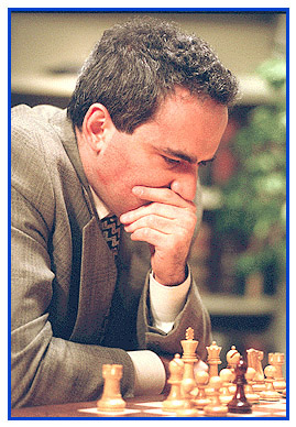 Picture of Garry
                  Kasparov playing Deep Blue.